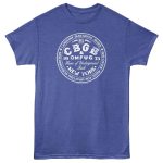 CBGB Circle Royal Blue Official Heather T-Shirt