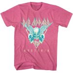 Def Leppard Skulls 3 Tone Heather T-Shirt