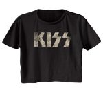 Kiss Logo Ladies Crop Top